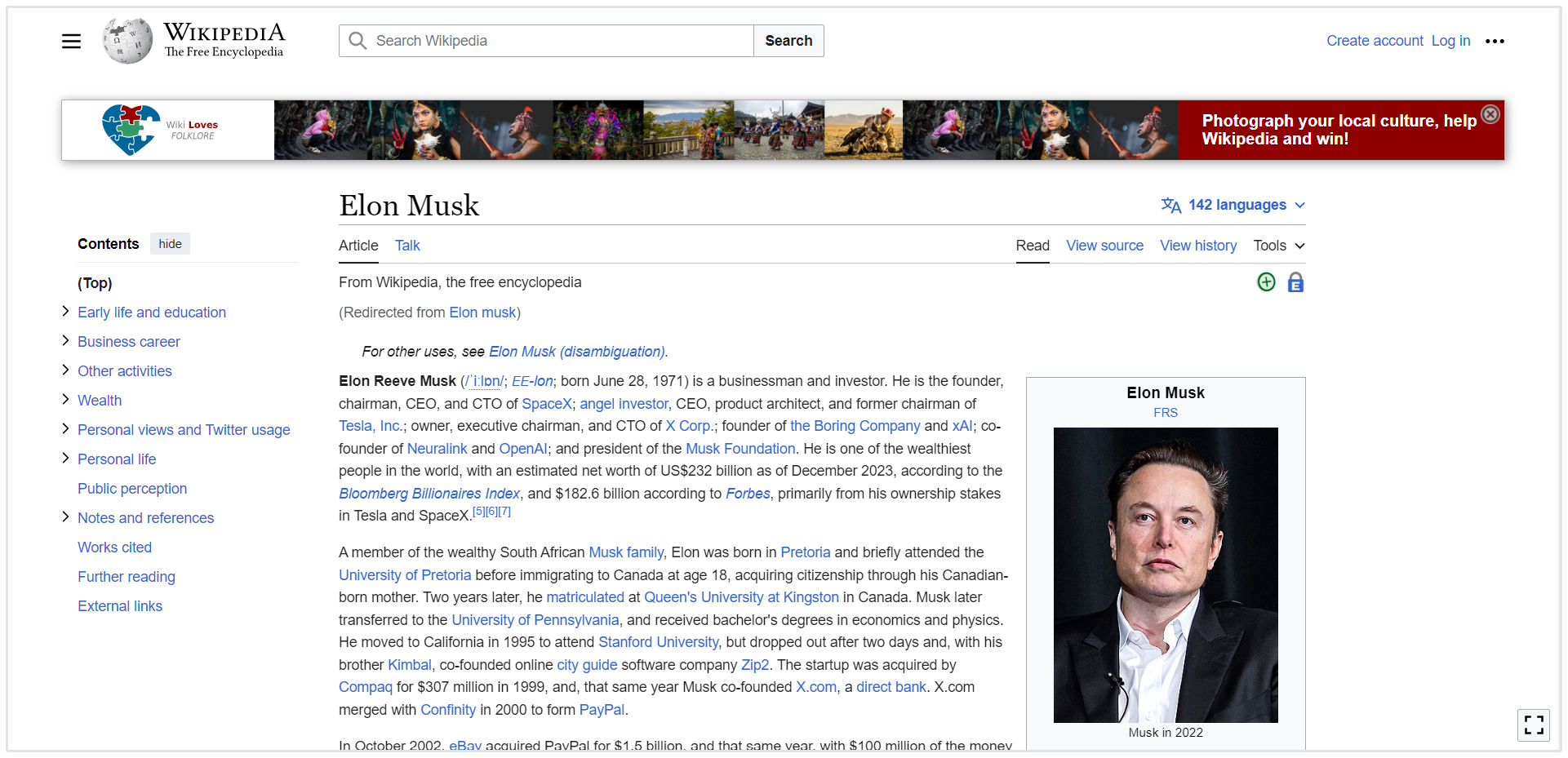 Wikipedia-Profil